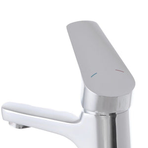 Miscelatore rubinetto lavabo lavello bagno ottone cromato + piletta CUBE 87117