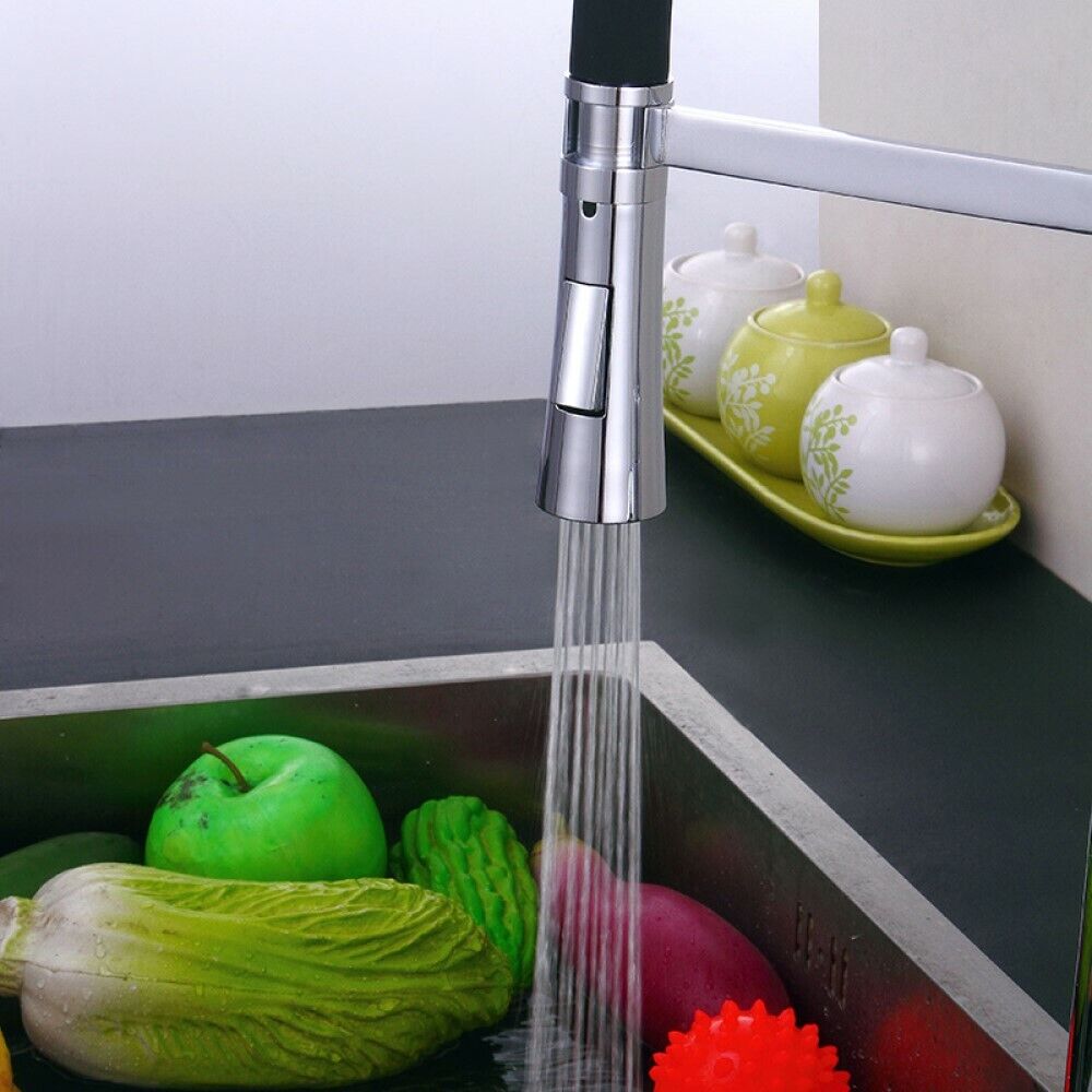 Miscelatore rubinetto lavello cucina con doccetta monocomando canna alta 59593