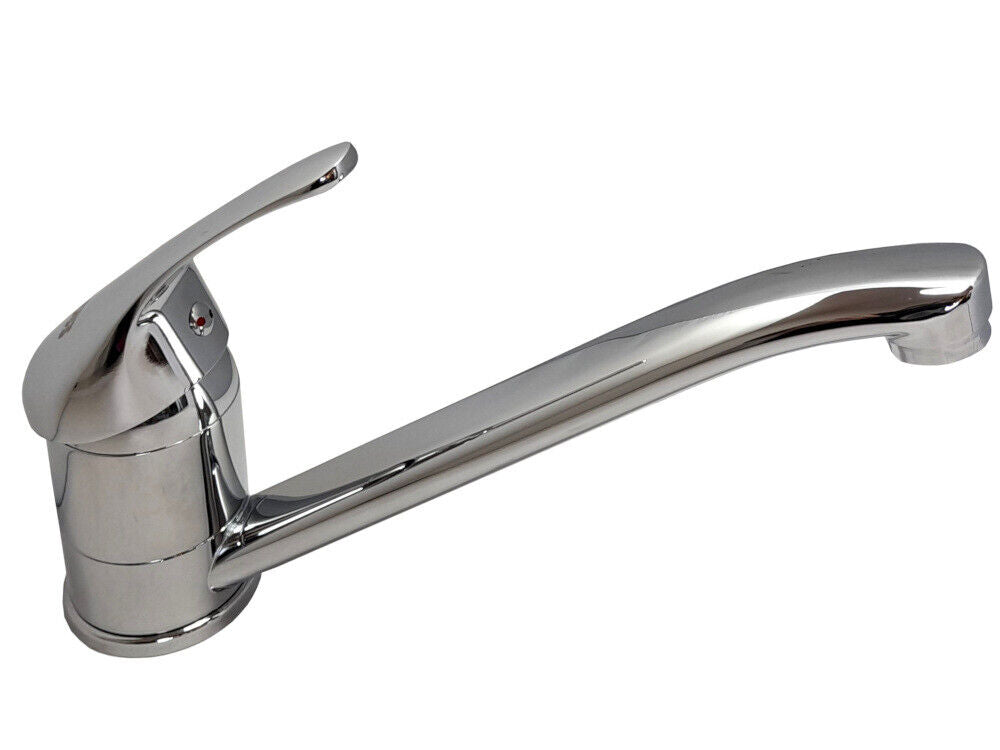 Miscelatore rubinetto monocomando cromato lavello cucina canna lunga 52929