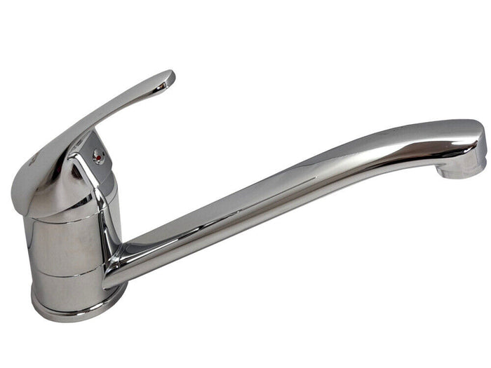 Miscelatore rubinetto monocomando cromato lavello cucina canna lunga 52929