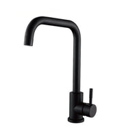 Miscelatore rubinetto monocomando per lavabo cucina canna alta nero opaco 79828