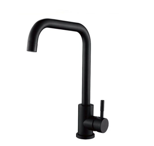Miscelatore rubinetto monocomando per lavabo cucina canna alta nero opaco 79828