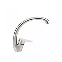 Miscelatore rubinetto monocomando per lavabo cucina canna alta satinato 79827