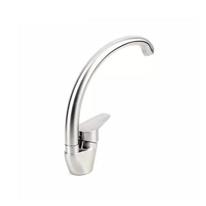 Miscelatore rubinetto monocomando per lavabo cucina canna alta satinato 79827