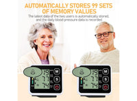 Misuratore Pressione Sanguigna Portatile da Polso Misurazione della Frequenza Cardiaca e Pulsazioni Schermo LCD