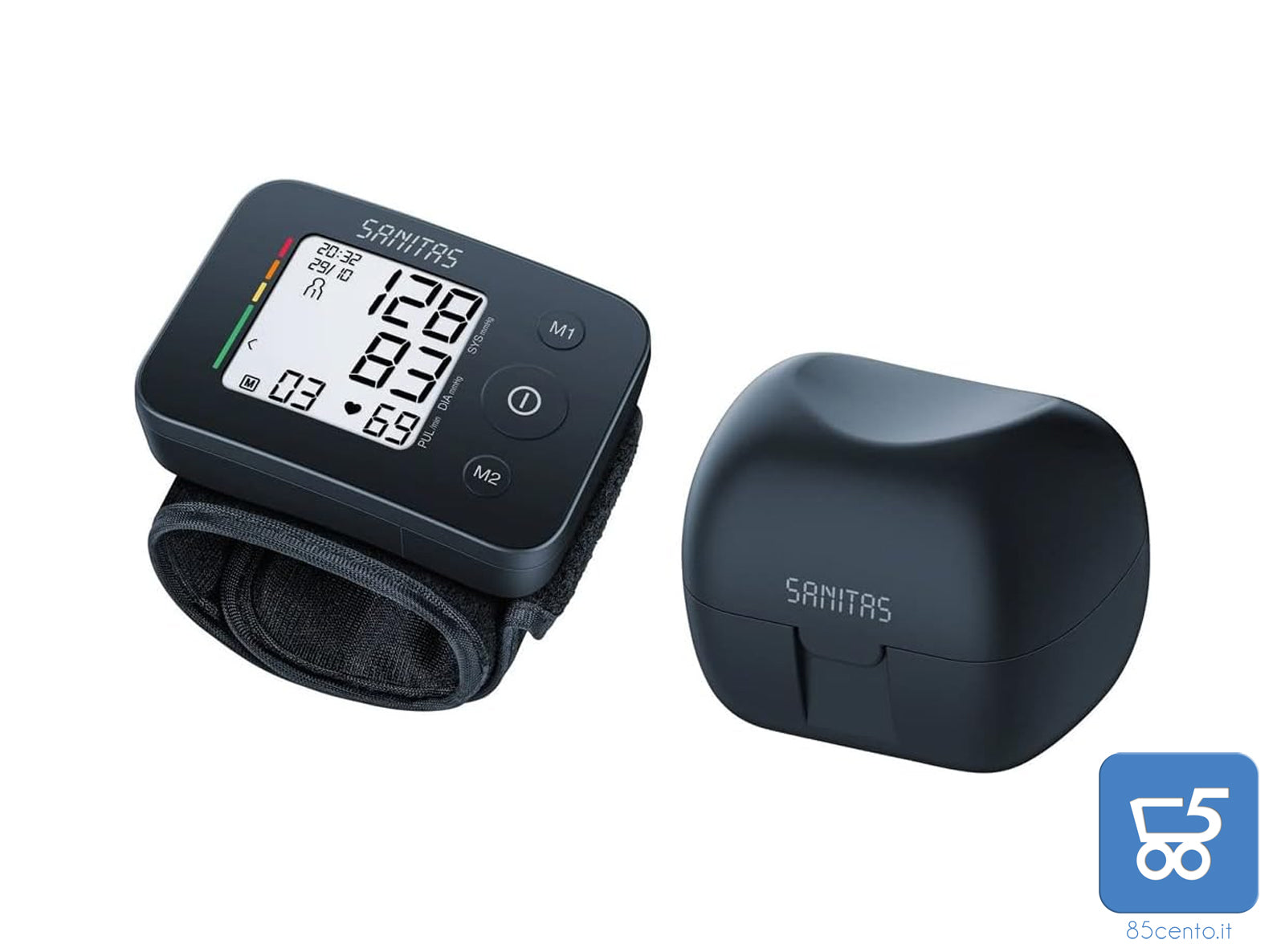 Misuratore di Pressione Sanguigna Automatica Digitale da Polso SANITAS SBC 30