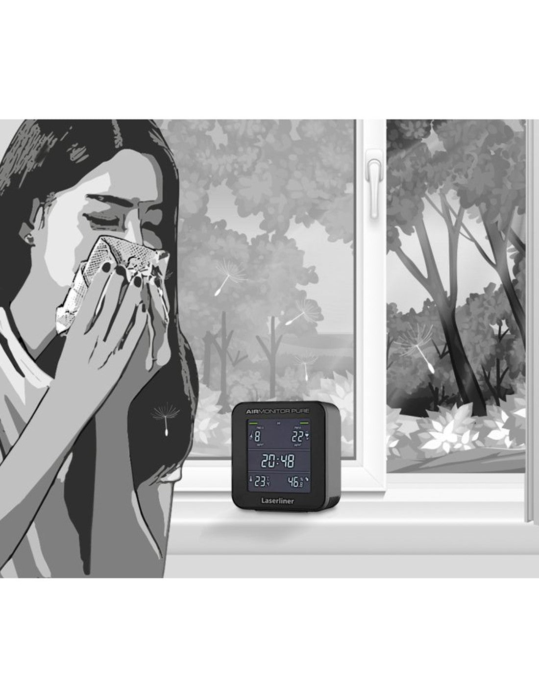Misuratore di polveri sottili LASERLINER 082.431A - AirMonitor PURE