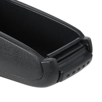 Bracciolo Centrale per Opel Corsa F - Similpelle Nero con Cucitura Rossa pro.tec