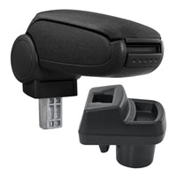 Bracciolo Centrale per Opel Corsa F - Tessuto Nero pro.tec