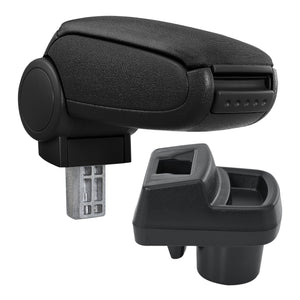 Bracciolo Centrale per Opel Corsa F - Tessuto Nero pro.tec