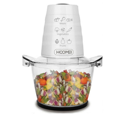 Mixer tritatutto elettrico da cucina in vetro 4 lame inox 200W HM-6260