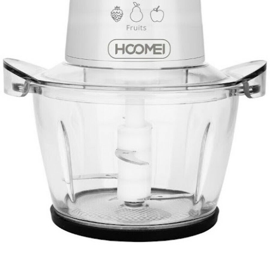 Mixer tritatutto elettrico da cucina in vetro 4 lame inox 200W HM-6260
