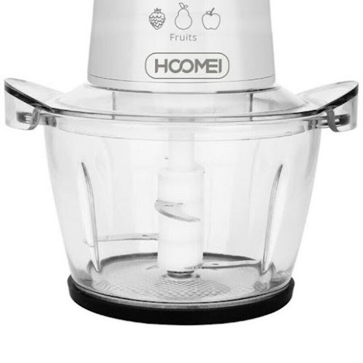 Mixer tritatutto elettrico da cucina in vetro 4 lame inox 200W HM-6260