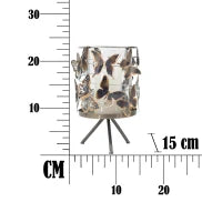 Portacandele Farfalle Cm 15X23,3