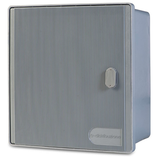 Cassetta contatore enel trifase 2 posti con serratura e chiave