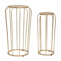 Tavolinetti Thing Coppia Cm Ø 38X70-26,8X60