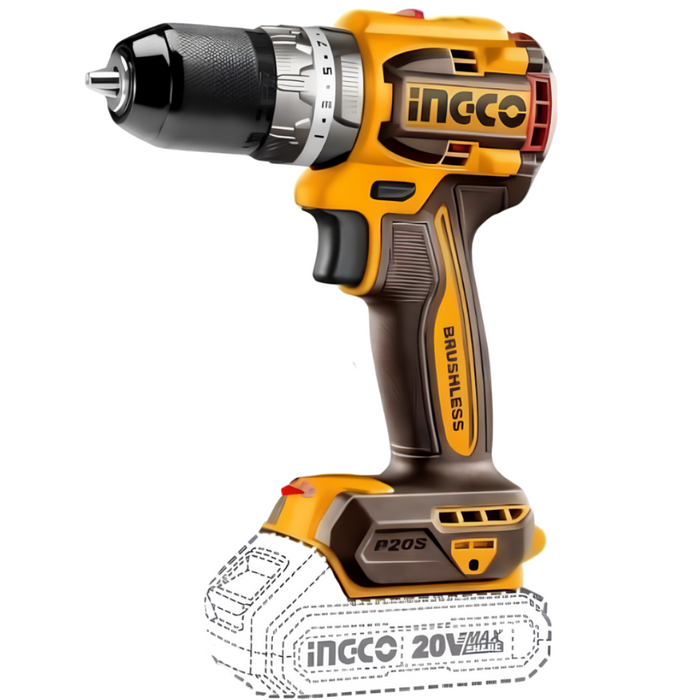 Trapano percussione 20v 1 caricabatterie 2 batterie 2ah valigetta inclusi