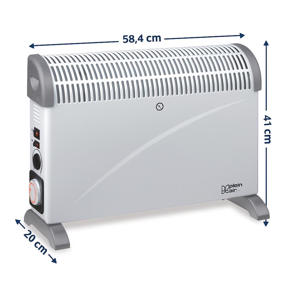 Kemper tct-2000 convex turbo termoconvettore elettrico 2000w