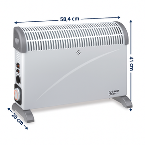 Kemper tct-2000 convex turbo termoconvettore elettrico 2000w