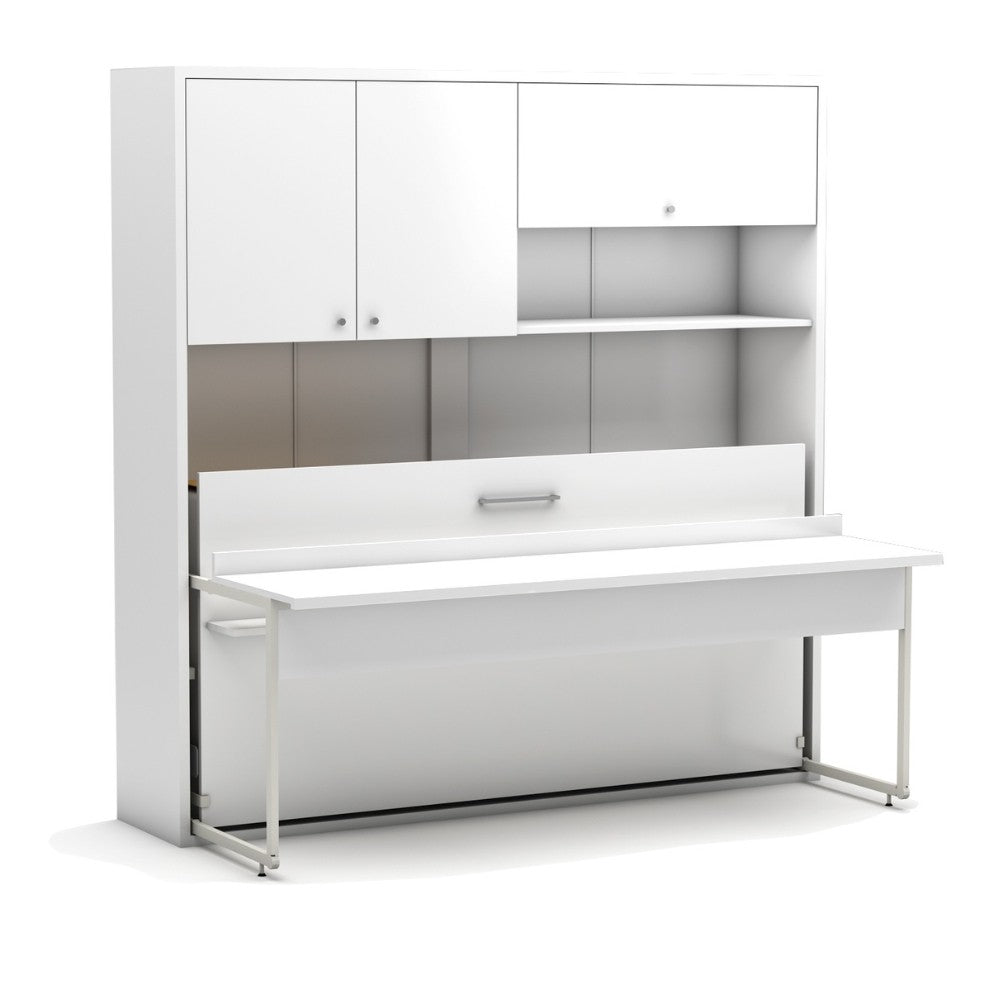 Mobile multiuso Nitro con letto a scomparsa e scrivania estraibile