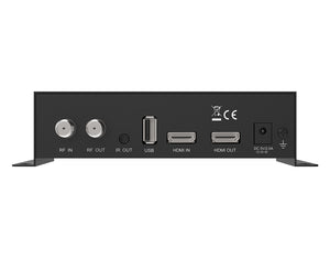 Modulatore HDMI a Terrestre DVB-T ISDB-T o Cavo DVB-C  Distribuzione Full HD su Cavo Coassiale, HDMI-Loop, RF IN, Display LCD  Installazione Rapida, Plug & Play