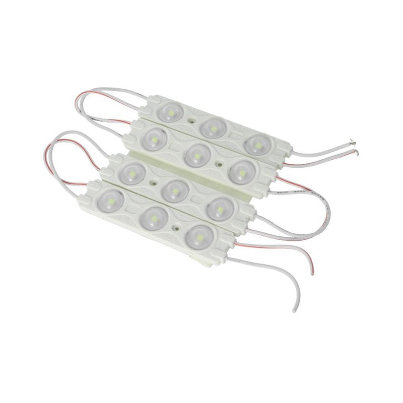 Modulo Mattone LED 3 SMD 2835 Bianco Freddo 12V IP67 Con Lente Ingrandimento 160 Gradi SKU-5125