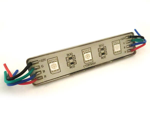 Modulo Mattone LED 3 SMD RGB 7 Colori 12V Impermeabile SKU-5134