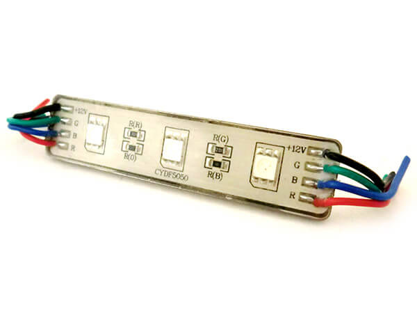 Modulo Mattone LED 3 SMD RGB 7 Colori 12V Impermeabile SKU-5134