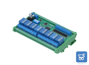 Modulo Scheda Relè 24 V DIN35 Modbus RTU N4D8B08-R 8 Ingressi 8 Uscite – NUOVO SENZA CONFEZIONE