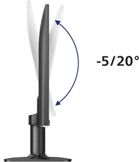 Monitor Philips 23,8″ Full HD VA 100 Hz per Ufficio, Smart Working e Home Entertainment – modello 24E2N1100LB/00 Flicker-Free, LowBlue Mode, Adaptive Sync, HDMI & VGA