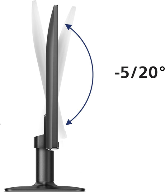 Monitor Philips 23,8″ Full HD VA 100 Hz per Ufficio, Smart Working e Home Entertainment – modello 24E2N1100LB/00 Flicker-Free, LowBlue Mode, Adaptive Sync, HDMI & VGA