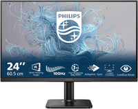 Monitor Philips 23,8″ Full HD VA 100 Hz per Ufficio, Smart Working e Home Entertainment – modello 24E2N1100LB/00 Flicker-Free, LowBlue Mode, Adaptive Sync, HDMI & VGA