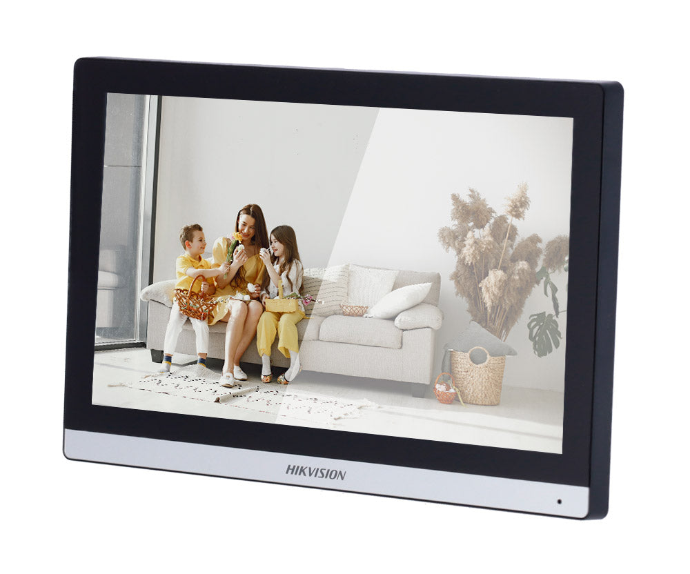 Monitor Videocitofono Hikvision Display Touch Screen interno 7" Intercom POE DS-KH6350