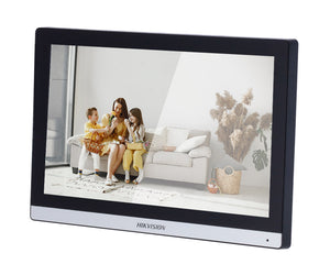 Monitor Videocitofono Hikvision Display Touch Screen interno 7" Intercom POE DS-KH6350