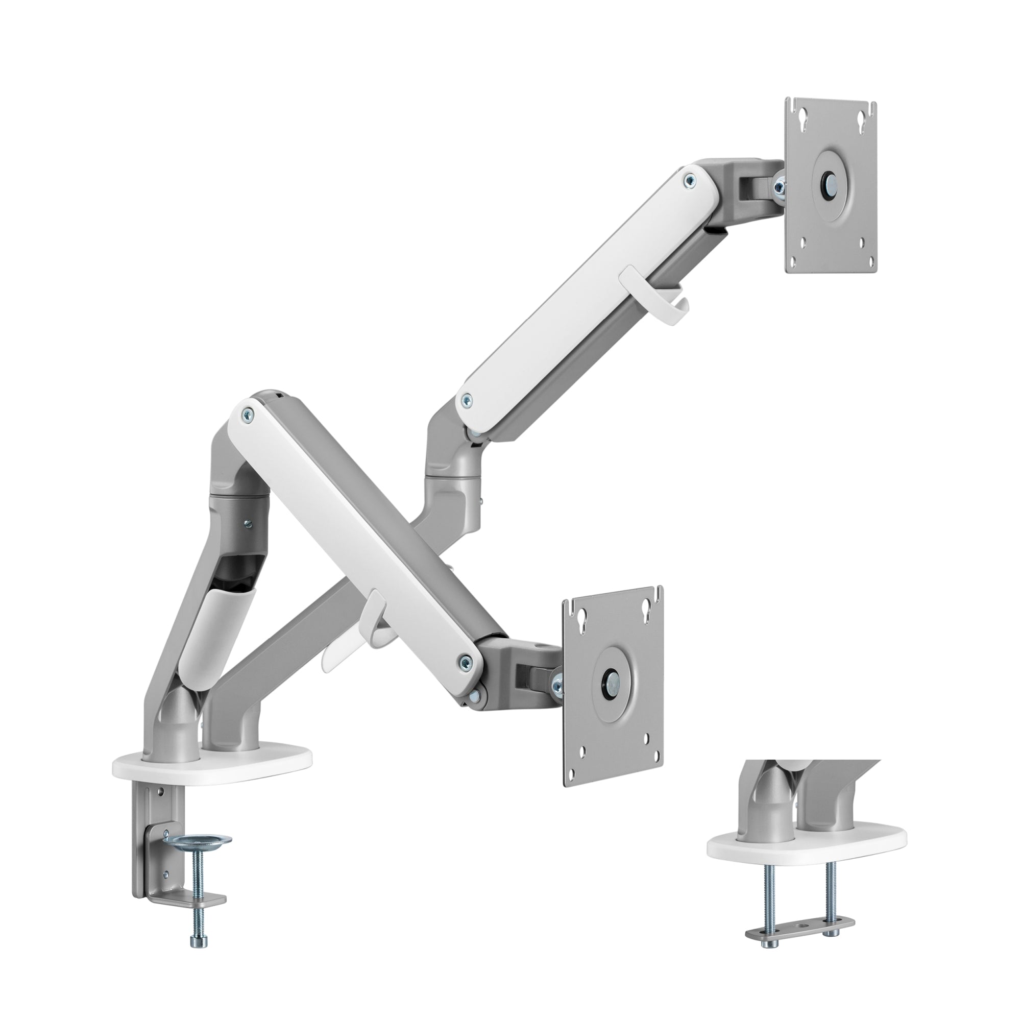 Bracci Monitor Selbu per Scrivania Supporto Doppio pro.tec