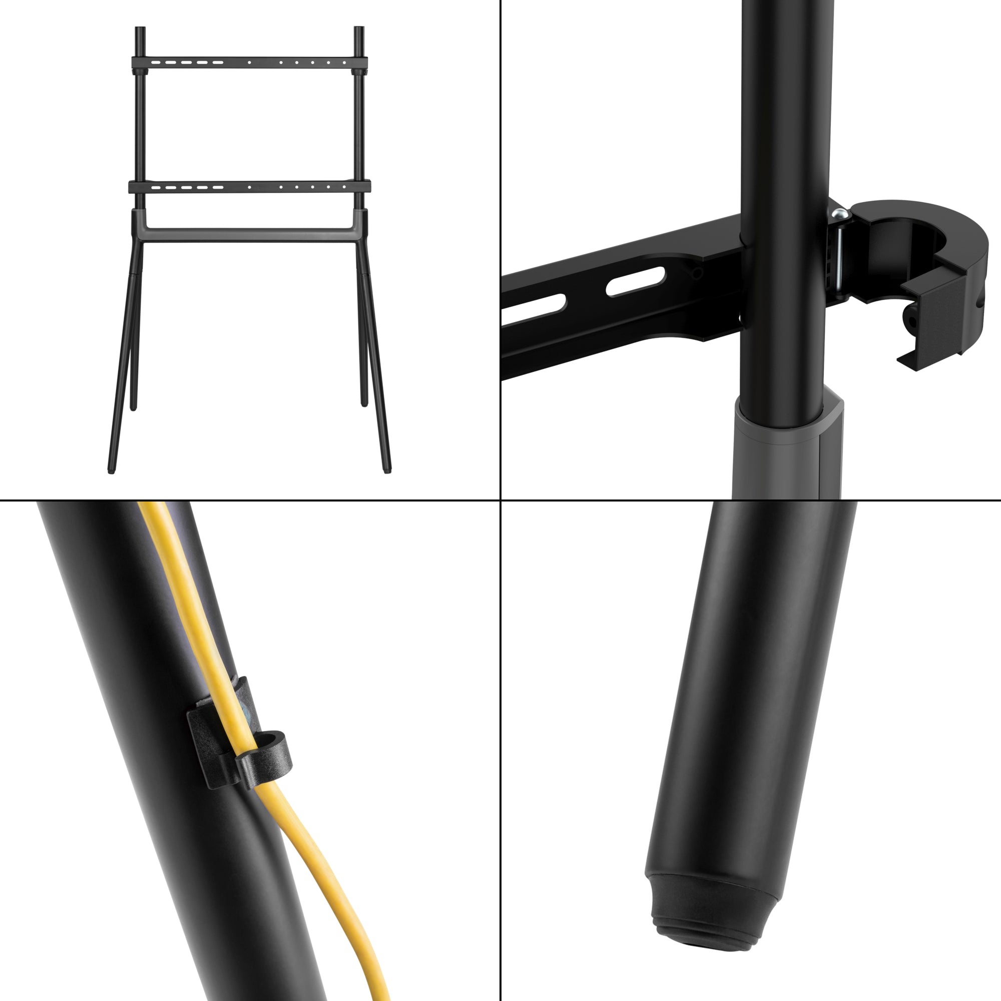 Piedistallo per TV Vega a 4 Gambe - Nero pro.tec