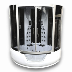 Vasca-doccia idromassaggio angolare 150 x 150 cm - Montecarlo