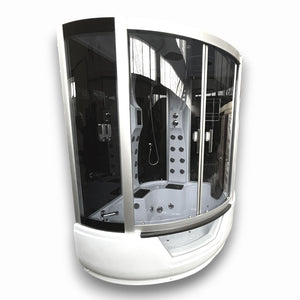 Vasca-doccia idromassaggio angolare 150 x 150 cm - Montecarlo