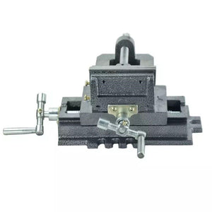 Morsa a Croce per Trapano a Colonna da Banco 100mm 4" Regolabile Ganasce 100 MM