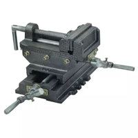 Morsa a Croce per Trapano a Colonna da Banco 100mm 4" Regolabile Ganasce 100 MM