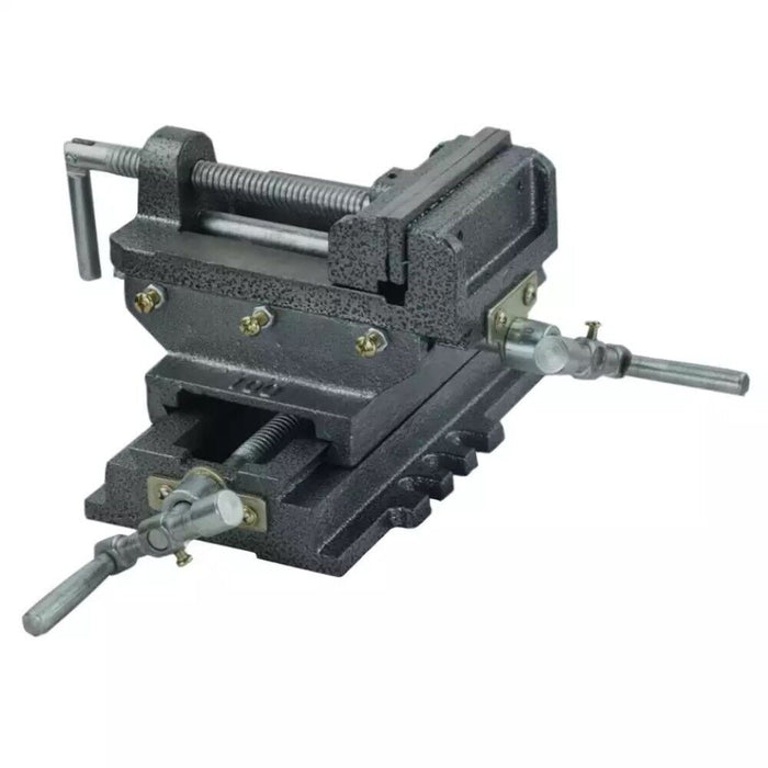 Morsa a Croce per Trapano a Colonna da Banco 100mm 4" Regolabile Ganasce 100 MM