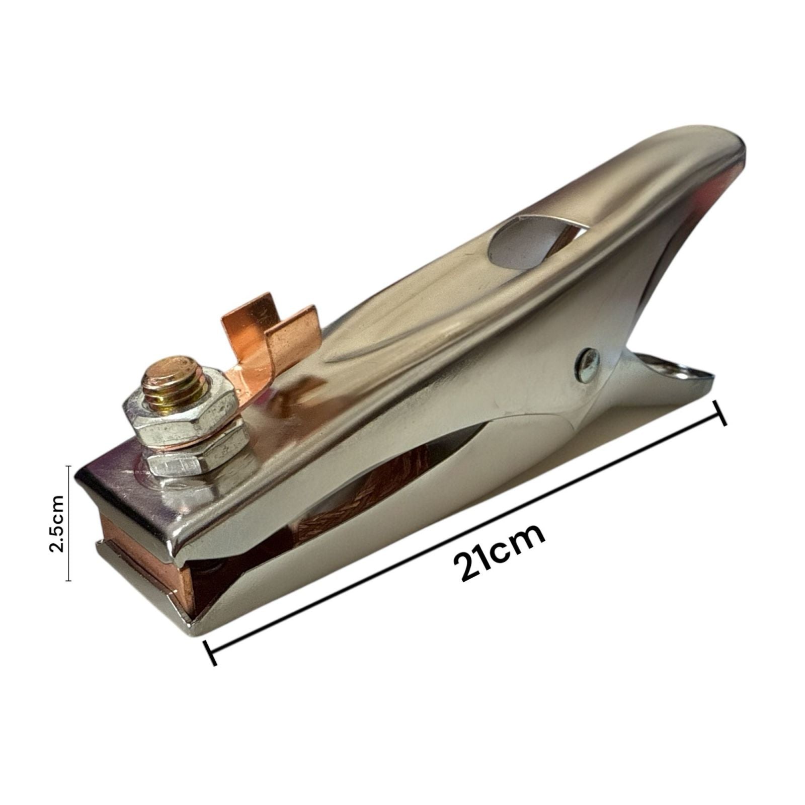 Morsetto di massa per saldatura 500A bocca 80mm Pinza Per Saldatrice Art.451050