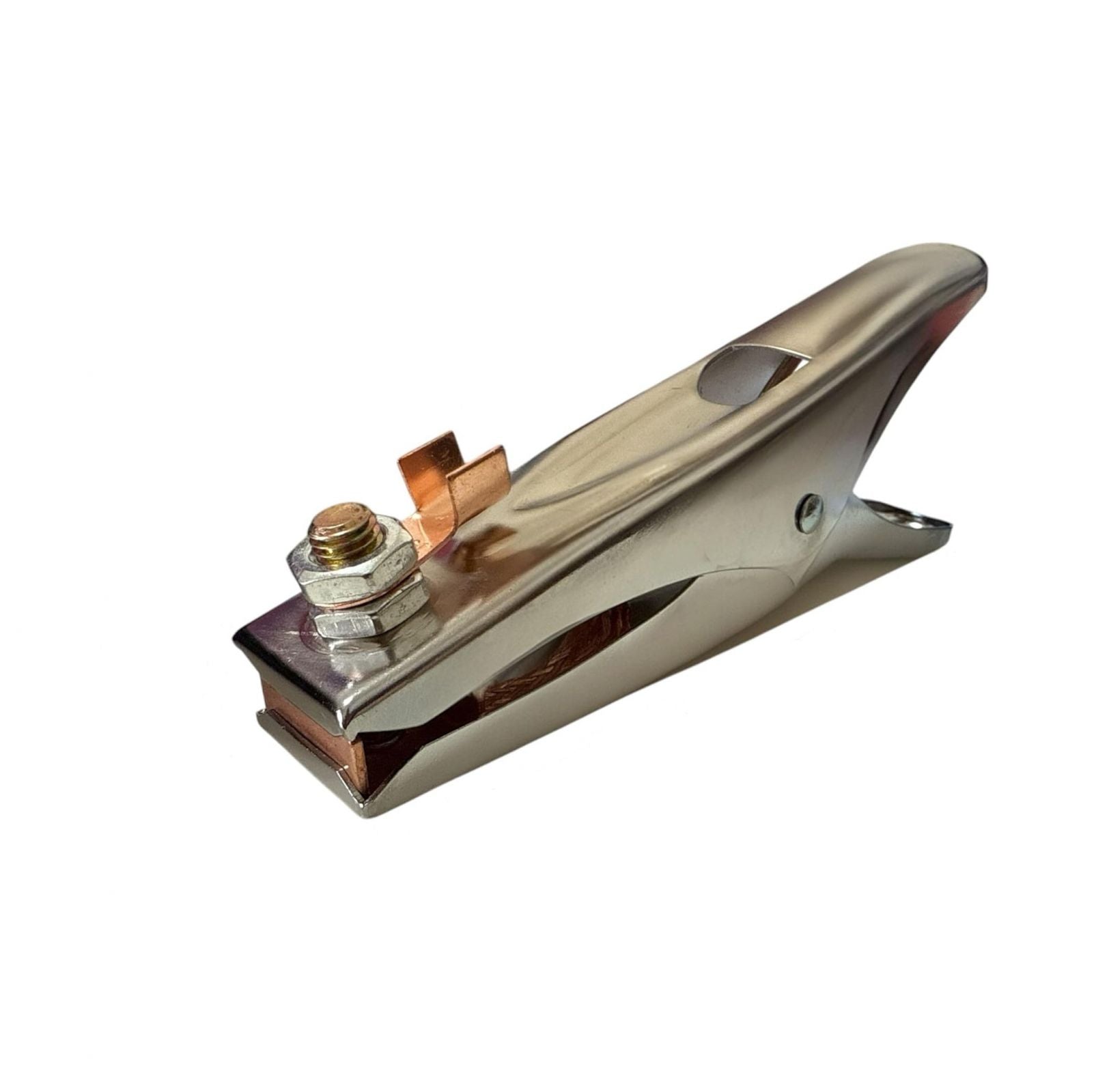 Morsetto di massa per saldatura 500A bocca 80mm Pinza Per Saldatrice Art.451050