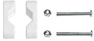 Morsetto nylon 22-25 mm bianco