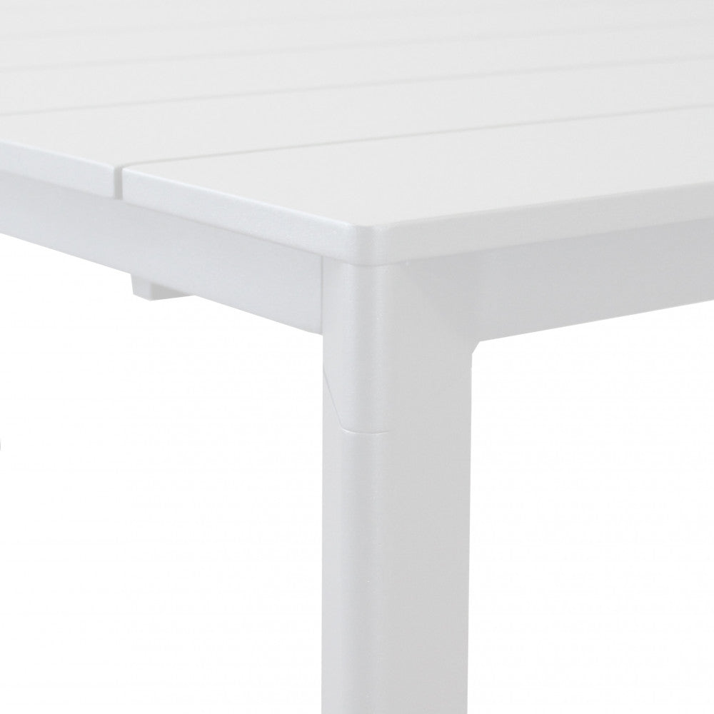 Tavolo Alluminio Bianco Sacramento 215/280X100 Cm