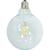 Optonica lampadina a filamento led attacco e27 g125 300° ac175-265v *** temperatura colore lampada 2700k bianco cald...