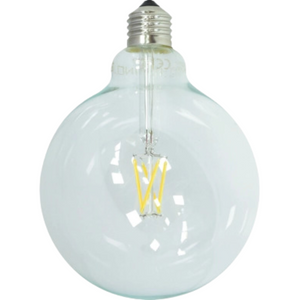 Optonica lampadina a filamento led attacco e27 g125 300° ac175-265v *** temperatura colore lampada 2700k bianco cald...