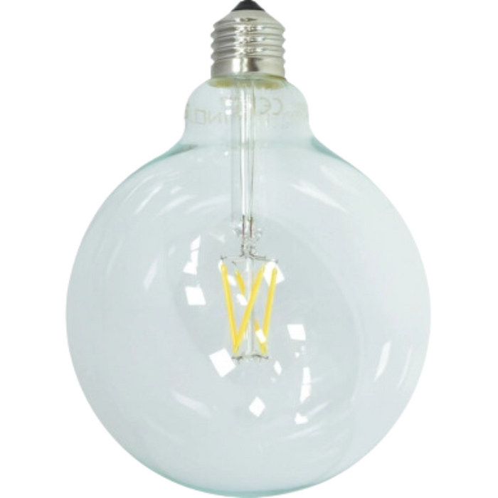 Optonica lampadina a filamento led attacco e27 g125 300° ac175-265v *** temperatura colore lampada 2700k bianco cald...