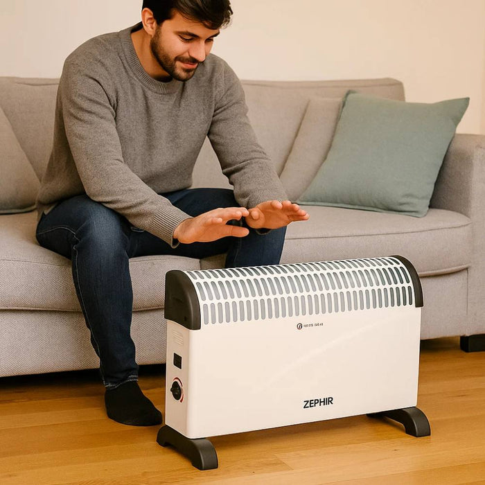 Zephir zcv2000m termoconvettore elettrico da pavimento 2000w