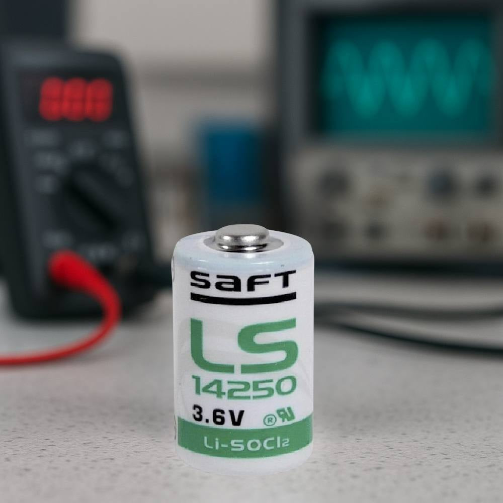 Batteria al litio saft ls 14250 3,6v 1/2 aa alta affidabilità